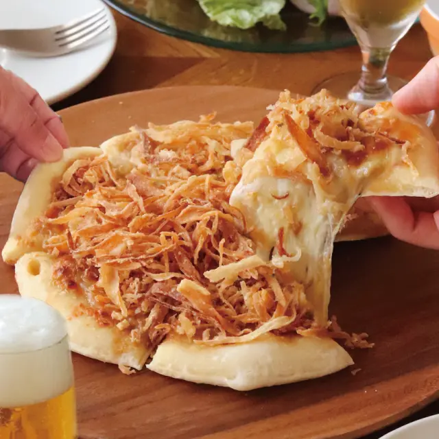 武蔵野食堂 こだわり玉ねぎのクリスピーオニオンピザ（2食分）_0