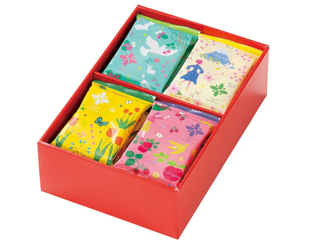 麻布あげもち　花吹き寄せ　化粧箱16袋入り_0