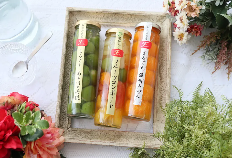 果実の宝石箱のようなフルーツコンポートセット_0