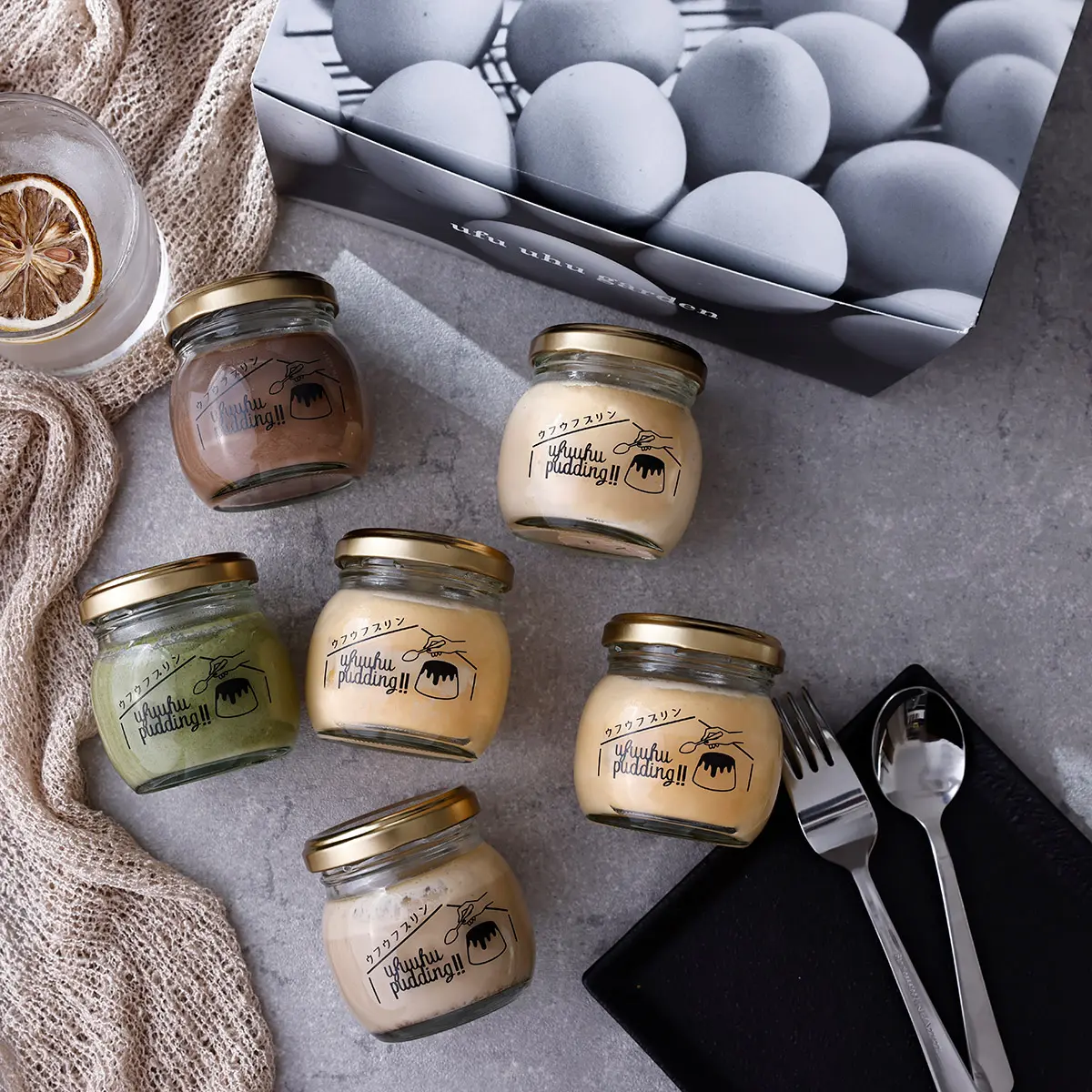 とろ生プリン5種のフレーバー詰め合わせ_0