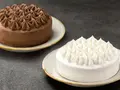 ホワイトクリームケーキ4号＆クリームショコラケーキ4号(小岩井農場)