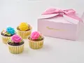 食べられるお花のカップケーキ（4個セット）(Flower Picnic Cafe -HAKODATE-（フラワーピクニックカフェ）)