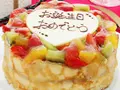 全国宅配用生デコレーションケーキフルーツ(自然素材の菓子工房　ましゅれ)