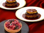 ロッシーニ風ハンバーグセット（赤い果実のドームタルト）