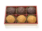 売れ筋「飛騨高山おはぎ」つぶあん きなこ 3個ずつセット(飛騨屋)