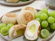 ＼旅サラダで紹介／シャインマスカットなど3種のぶどうおやき！(信寿食～信州長寿食文化～)