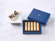 美しい模様のマーブルチョコレートはプチギフトにもおすすめです(帝国ホテル)