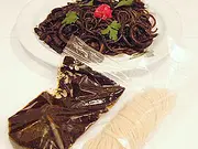 イカ墨スパゲッティセット(生パスタ イル ホウレンソウ)