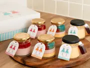 お歳暮ギフト（プリン）【プレーン2個・大阪みっくすジュースプリン2個・いちごみるくプリン2個】(私のプリン)