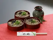 三瓶そば(乾麺) 2パック 4人前(ロード銀山道の駅ストア)