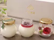 北の白いプリン「ノンノ」（プリン2個+お花）(穴太商店)