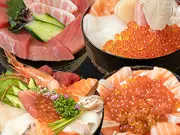 海鮮丼食べ比べ４食セット(糸島海鮮堂)