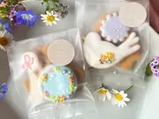 米粉と麹の発酵クッキー mini ･（小花）×2袋(暮らしと発酵mitsuya)
