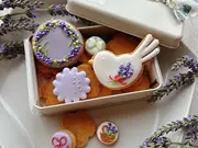 米粉と麹の発酵クッキー缶（lavender）(暮らしと発酵mitsuya)