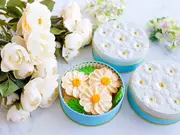 お花のぼうろ‐マーガレット‐＜3缶セット＞(Flower Picnic Cafe -HAKODATE-（フラワーピクニックカフェ）)