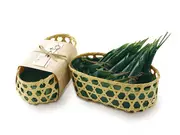 れんこん菓子　西湖　【竹籠】10本入(紫野和久傳)