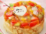 生ひなまつりケーキ(自然素材の菓子工房　ましゅれ)