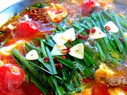 元祖 トリッパ鍋（モツのトマト鍋）(博多中洲　國廣)