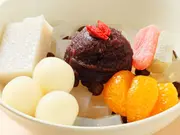 特製くず餅入白玉あんみつ(船橋屋)