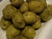 ミラノ風アンチョビ グリーンオリーブ（バジル風味）(オリーブマーケット)