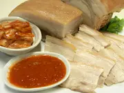 鹿児島県産極上蒸し豚セット(キムチ・韓国餅の中山商店)