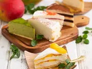 もっちり食感の手作りミルクレープ6種食べ比べセット季節(マンゴー)限定入り(シュシュクレープ)