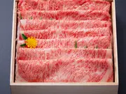 「綿肉」鹿児島黒牛 A5 しゃぶしゃぶ・すき焼き用（ロース）400g(しゃぶしゃぶ・日本料理たちばな)