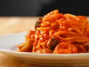 俺のイタリアン　渡り蟹と海老のトマトクリームソースパスタ(俺のEC)