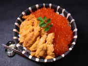 《2色海鮮丼》いくらたっぷり！無添加ウニ 350g(ざこばの朝市)