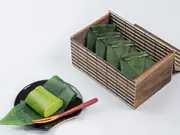 抹茶葛ねり（くずねり） 5個（竹籠入り）(京はやしや)
