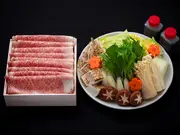 「綿肉」鹿児島黒牛 すき焼きセット A5（ロース）3人前(しゃぶしゃぶ・日本料理たちばな)