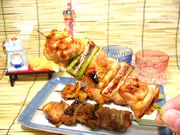 ジャンボねぎま焼き鳥（醤油ダレ）(水郷のとりやさん)