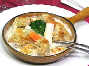 水郷どりクリームソース煮 ～パルミジャーノレッジャーノの香り～(水郷のとりやさん)