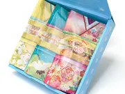 重ね箱一段 花(かり・さざ・いわ)(ゆしま花月)