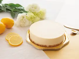 エレガントなレアチーズケーキ