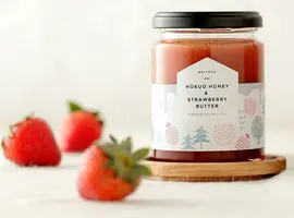 【添加物不使用】　自然なものだけで作ったはちみついちごバター