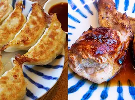 餃子専門店くるむ「しそ餃子16個とくるむの餃子16個のセット（8