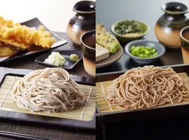 冬季限定生蕎麦2種類セット（国産十割生蕎麦、超粗挽き生蕎麦）
