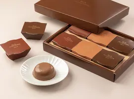 ３種の食べ比べが楽しめる濃厚でなめらかなチョコレートプリン