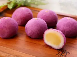 新商品！生スイートポテト大福！(菓子香房 大阪・甘泉堂)