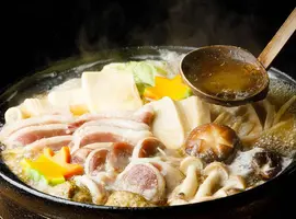 鴨の旨味が絶品！唯一無二のそば粉入りの鴨しゃぶ鍋