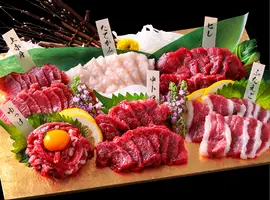 【馬刺し専門店No.1】希少部位も入った大人気6種セット！