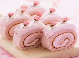 さくら満開モンブランロール(プランタンブラン by 花月堂)