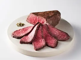 白雲　奥出雲和牛のローストビーフ ＆八雲塩(奥出雲 NAORAI（なおらい）)