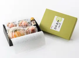 プレミアムズワイガニ 雌雄の甲羅盛り 夫婦宝船　中小サイズ（雄700g級1匹（正味240g）　雌150g級3匹使用）(京都丹後　海鮮の匠　魚政)