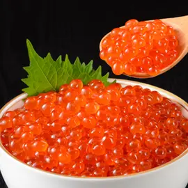 宝石のような深紅の輝き！北海道産いくら醤油漬(通販専門店ふるさと産直村)