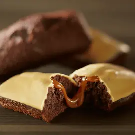 とろーり塩キャラメルが入ったリッチなフィナンシェ(パティスリー＆カフェ デリーモ)