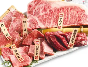 A5黒毛和牛まるごと一頭みつる盛り