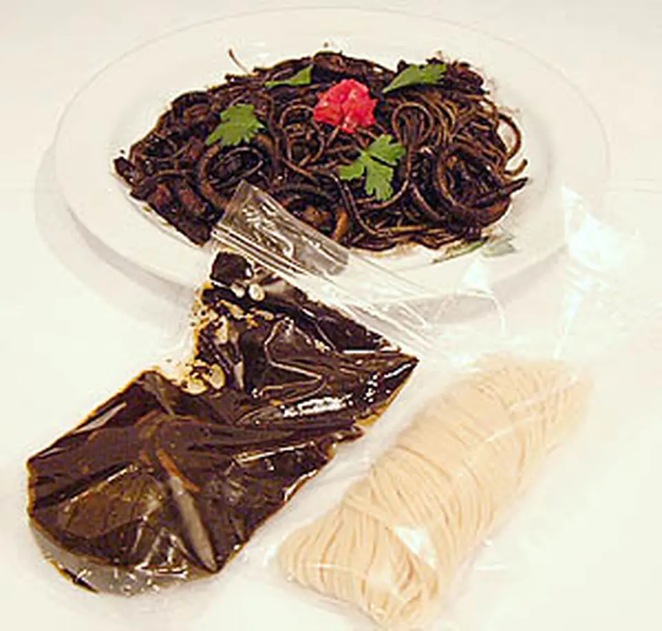 イカ墨スパゲッティセット_0