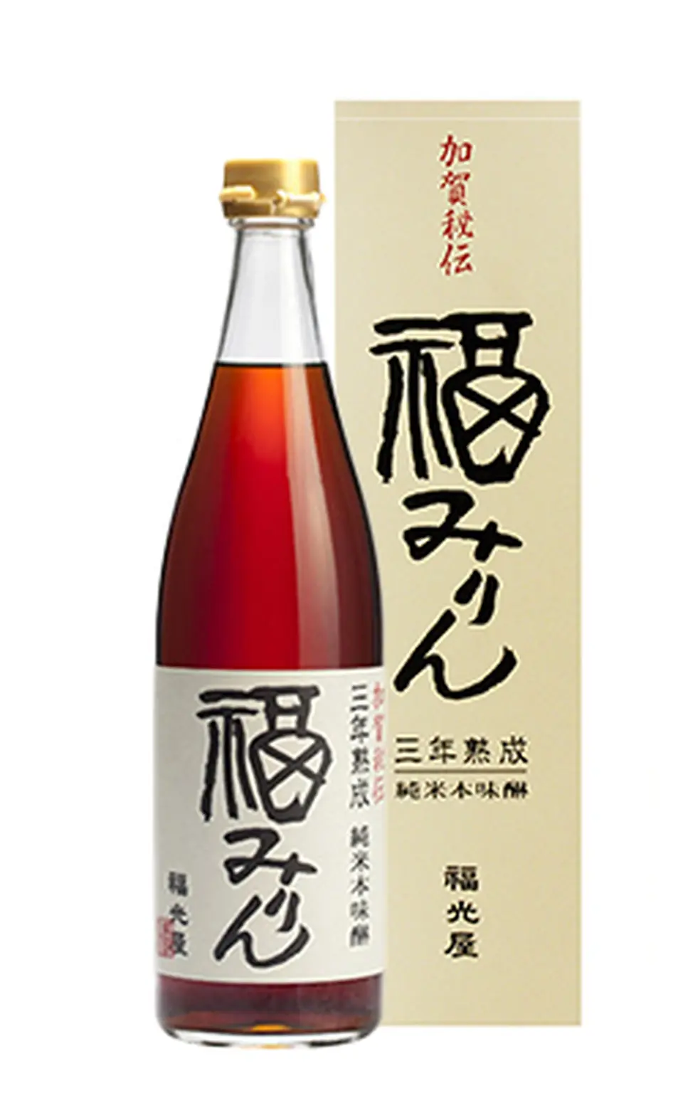 三年熟成 純米本味醂 福みりん 720mL 1本 化粧箱入_0